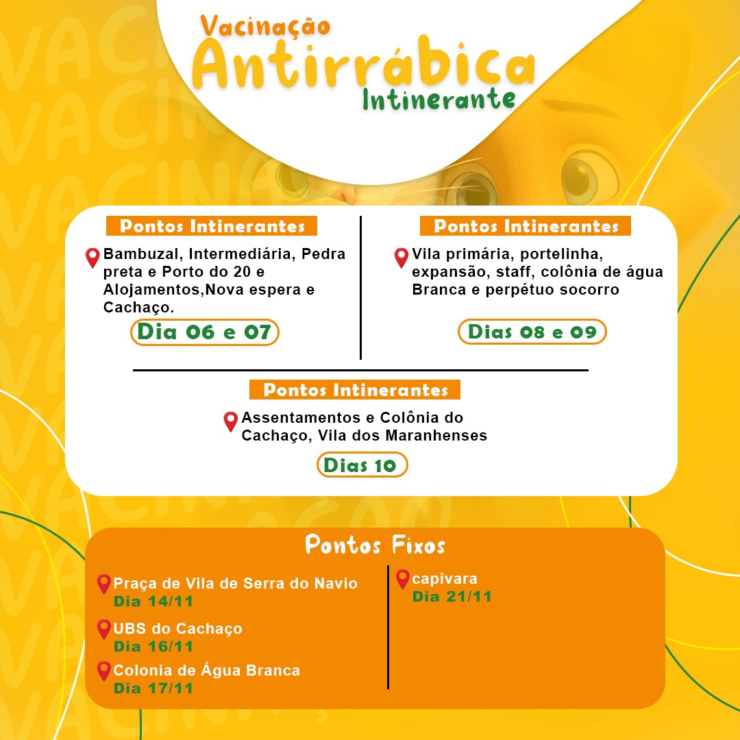 Calendário de Vacinação
